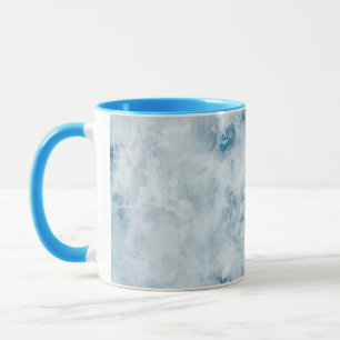 Marble Blue Texture Background Mug