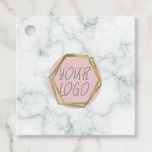 Marble Boutique Clothing Branding Size Hang Tag