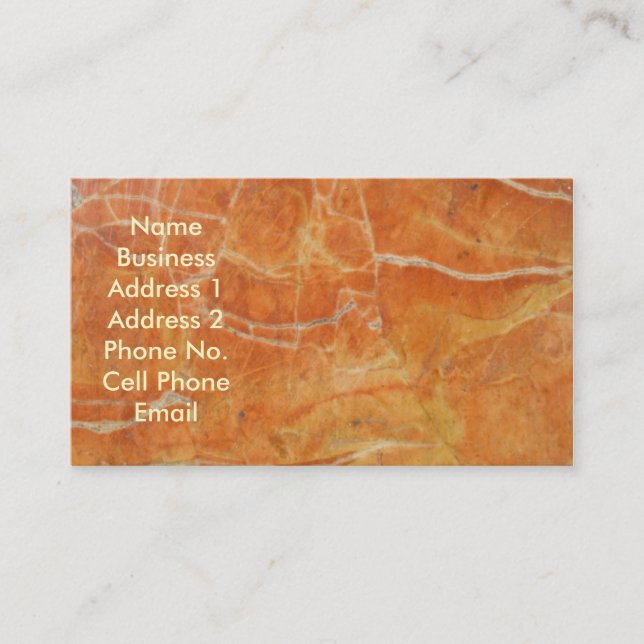 Marble Business/Profile Card (Front)