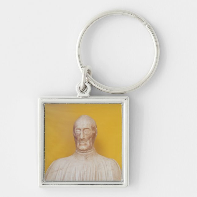 Marble bust of Giovanni Chellini Key Ring (Front)