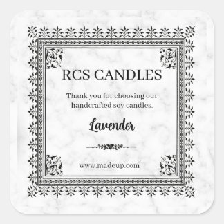 Marble Candle Sticker