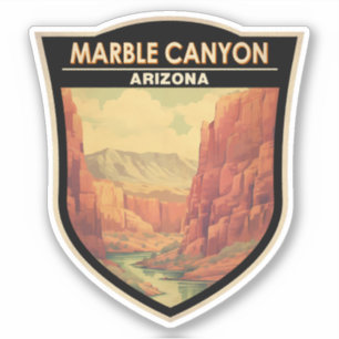 Marble Canyon Arizona Travel Art Vintage