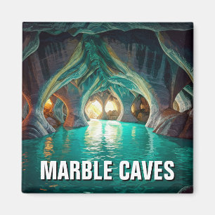 Marble Caves Chile Magnet