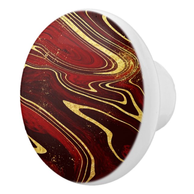 Marble Ceramic Knob (Right)