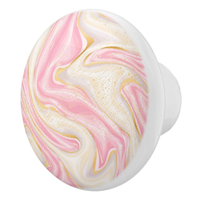 Marble Ceramic Knob (Right)