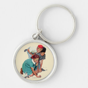 Marble Champion Key Ring