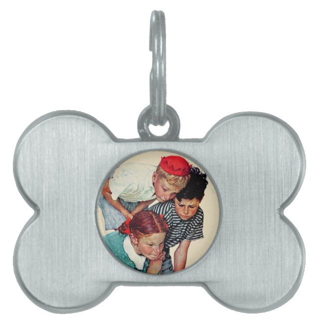 Marble Champion Pet Name Tag (Front)