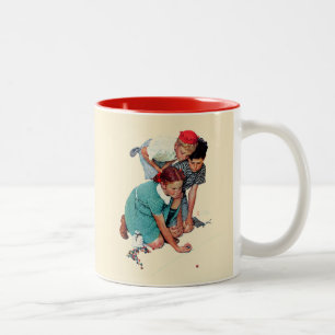 Marble Champion Two-Tone Coffee Mug