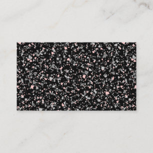 Marble chips stone shapes pieces abstract textured business card