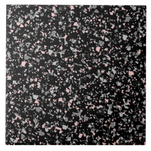 Marble chips stone shapes pieces abstract textured ceramic tile