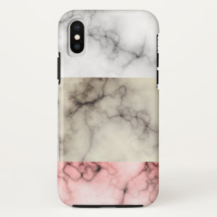marble colour blocks iPhone x case