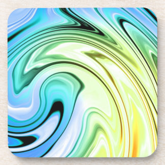 Marble Colour Waves Coaster