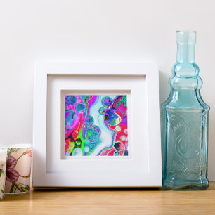 Marble Colourful Fluid Art   Photo Print