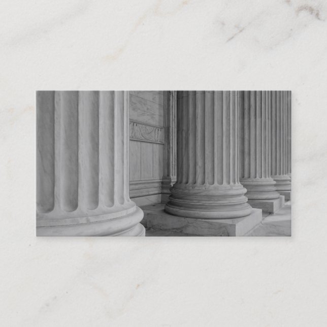 Marble Columns Business Card (Front)