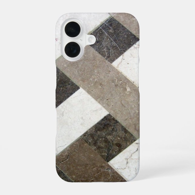marble cross 3 iPhone 16 case (Back)