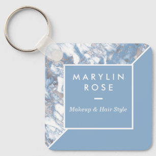 MARBLE CUSTOMIZABLE BUSSINESS KEY RING