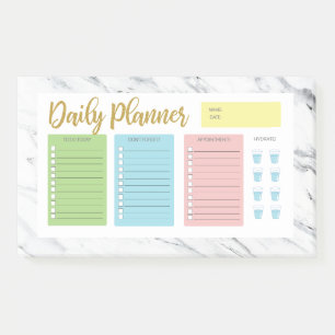Marble Daily Planner Post-it Notes