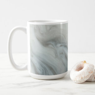 Marble design grey stone classic mug