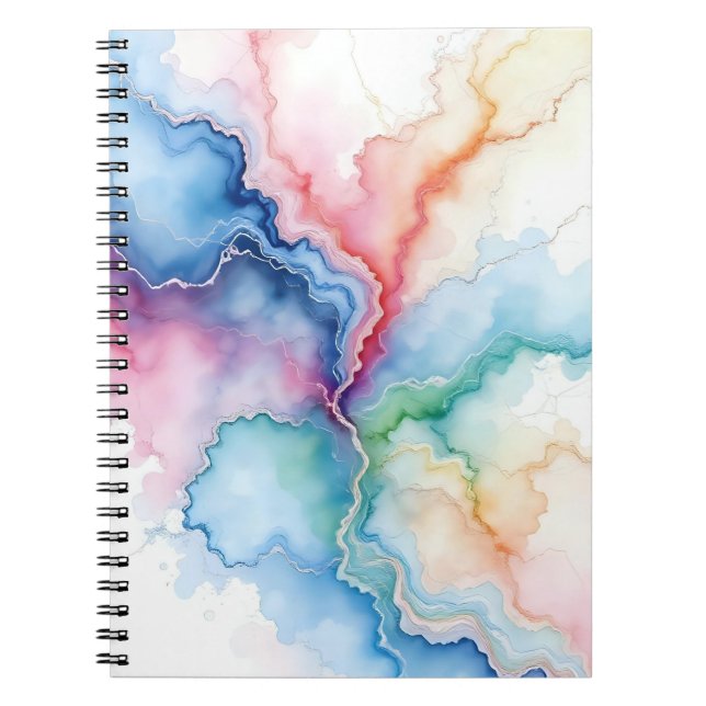 marble effect notebook (Front)