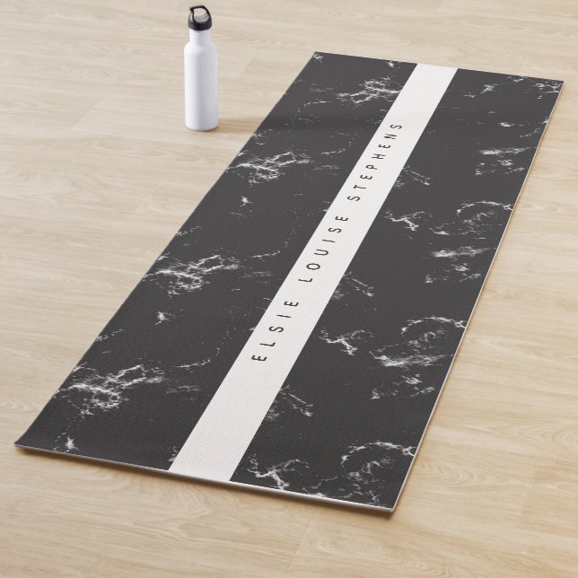 marble effect personalised yoga mat (In Situ)