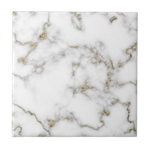 Marble effect tile