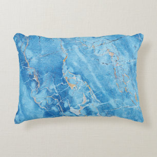 Marble Elegance: Natural Textured Surface. Decorative Cushion