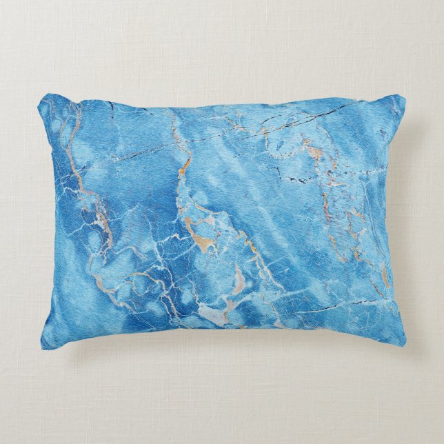Marble Elegance: Natural Textured Surface. Decorative Cushion (Front)