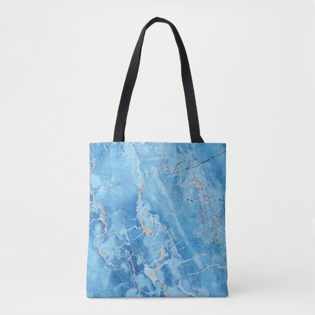 Marble Elegance: Natural Textured Surface. Tote Bag (Front)