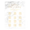 Marble+Faux Gold Script PixDezines Seating Chart