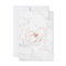 Marble, Faux Rose Gold Fancy Script Monograms