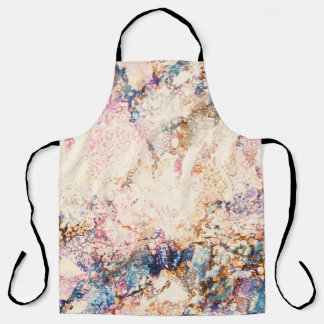 Marble Fluid Abstract Pattern Apron