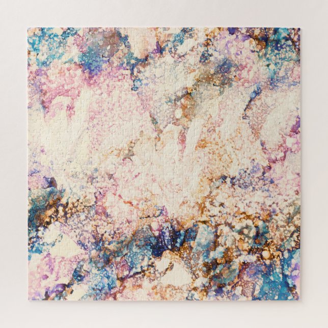 Marble Fluid Abstract Pattern Jigsaw Puzzle (Vertical)