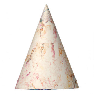 Marble Fluid Abstract Pattern Party Hat