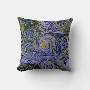 Marble Forms – Violet & Gold Mystic Energy Cushion