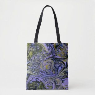 Marble Forms – Violet & Gold Mystic Energy Tote Bag