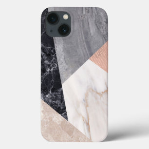 Marble Geometric Pattern   iPhone 13 Case