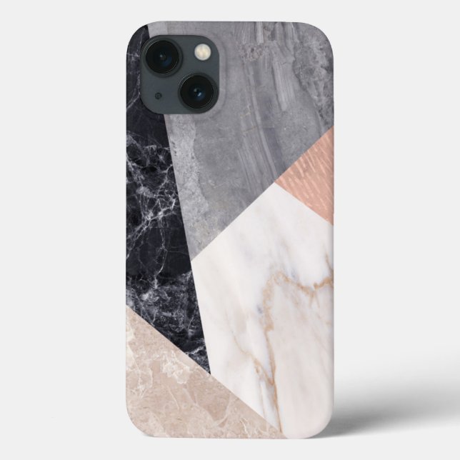 Marble Geometric Pattern   Case-Mate iPhone Case (Back)