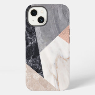 Marble Geometric Pattern iPhone 13 Case