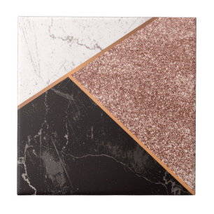 Marble & Glitter Moisac Ceramic Tile