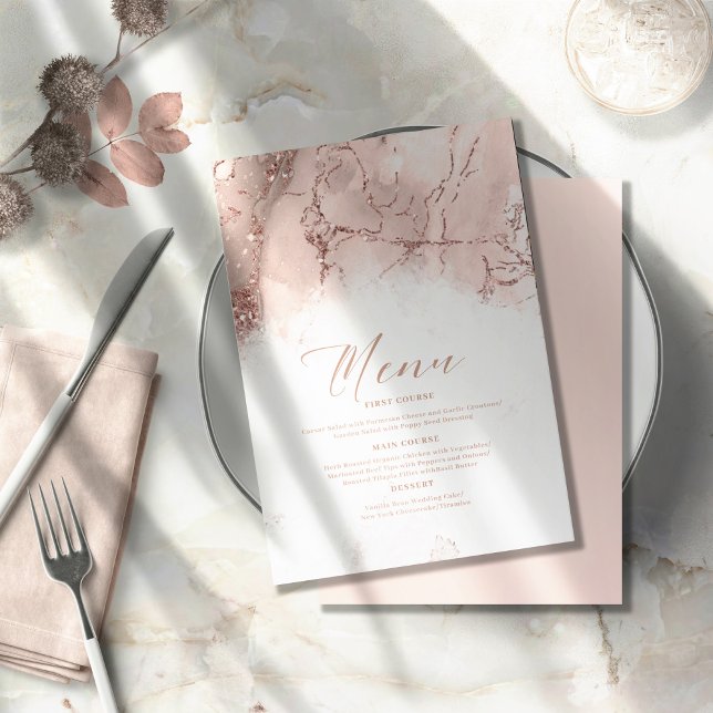 Marble Glitter Wedding Rose Gold ID644 (Creator Uploaded)