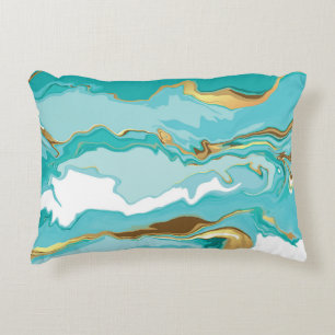 Marble, gold: abstract vintage background. decorative cushion