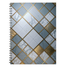 Marble Gold Grid Luxury Geometry