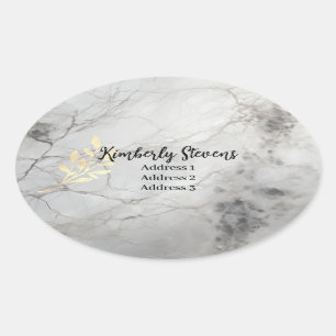 Marble Gold Leaf Stickers (MW1002-S)