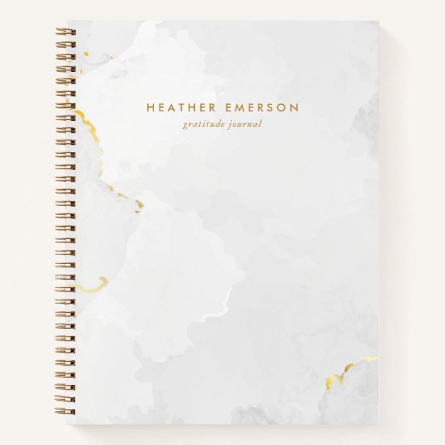 Marble Gold Notebook (Front)