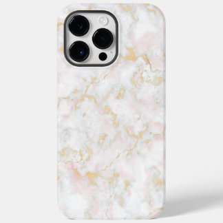 marble gold white pink iPhone case