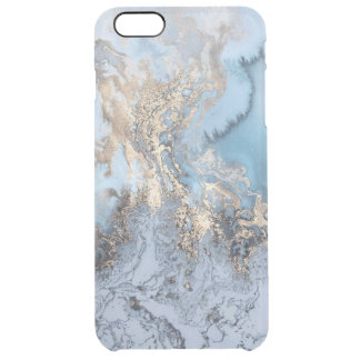 Marble Golden Blue Abstract iphone 6/6S plus Case