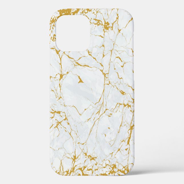 Marble Golden Texture Seamless Pattern Case-Mate iPhone Case (Back)