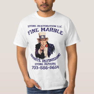 Marble Granite Refinishing Repair 703-586-5654 VA T-Shirt