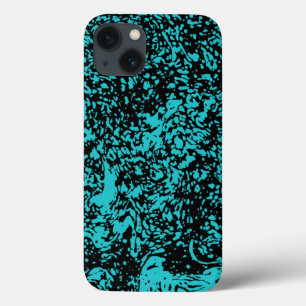 Marble Granite Texture Blue iPhone 13 Case
