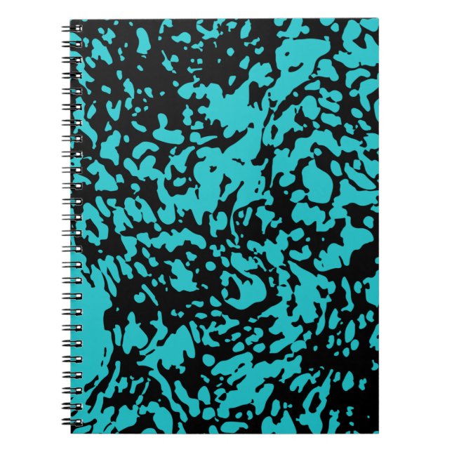 Marble Granite Texture Blue    Notebook (Front)